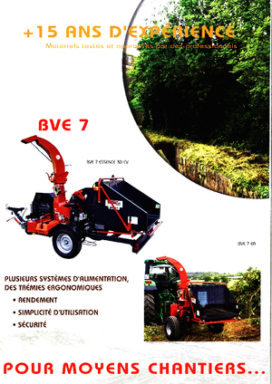 Houtversnipperaars Bugnot BV-E 7 PA