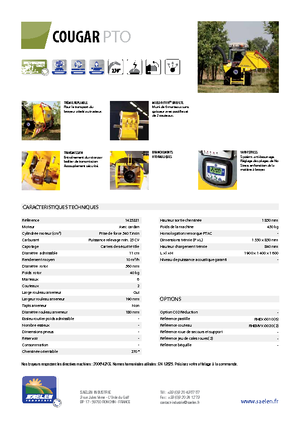 Houtversnipperaars TS-Industrie Cougar PTO