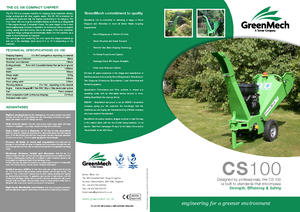 Houtversnipperaars Green Mech CS 100-14 PS