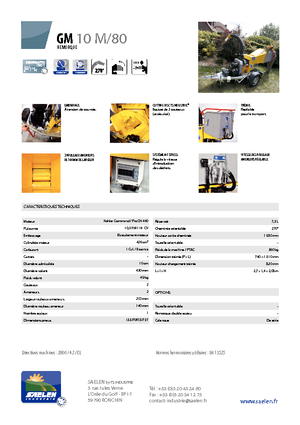 Houtversnipperaars TS-Industrie GM 10 M 80