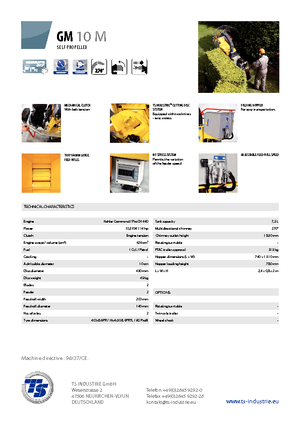 Houtversnipperaars TS-Industrie GM 10 M