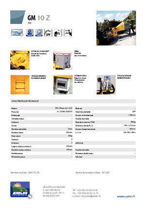 Houtversnipperaars TS-Industrie GM 10 Z