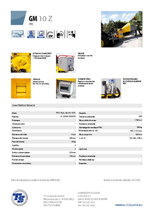 Houtversnipperaars TS-Industrie GM 10 Z