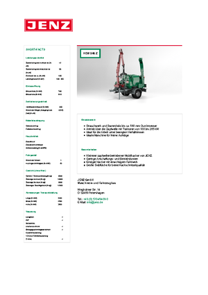 Houtversnipperaars Jenz HEM 540 Z