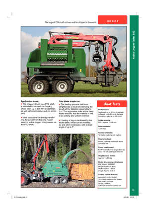 Houtversnipperaars Jenz HEM 820 Z