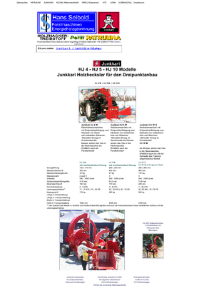 Houtversnipperaars Junkkari HJ 4 M