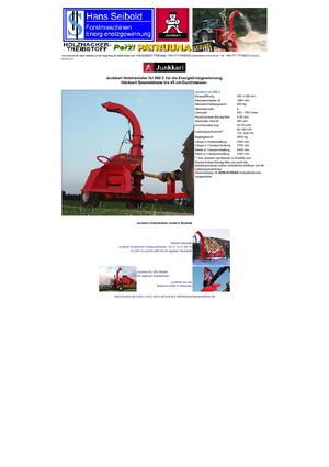 Houtversnipperaars Junkkari HJ 500 C