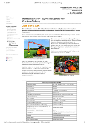 Houtversnipperaars JBM JBM 1040 ZX-K