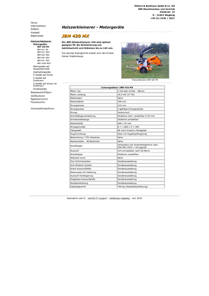 Houtversnipperaars JBM JBM 420 MX 27