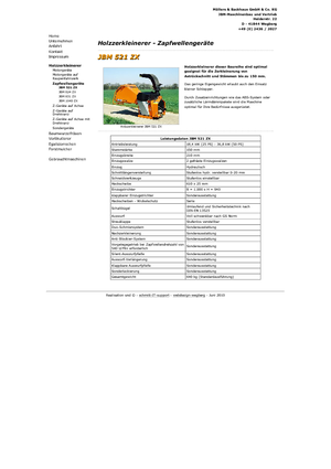 Houtversnipperaars JBM JBM 521 ZX