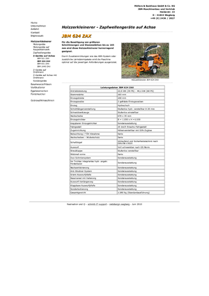 Houtversnipperaars JBM JBM 624 ZAX