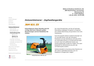 Houtversnipperaars JBM JBM 831 ZX