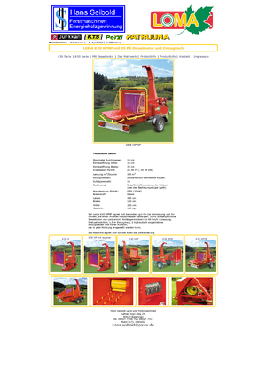 Houtversnipperaars Loma K 30 HPMF