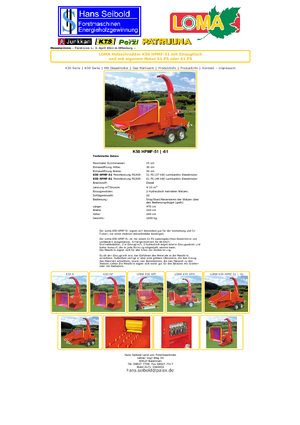 Houtversnipperaars Loma K 50 HPMF 65