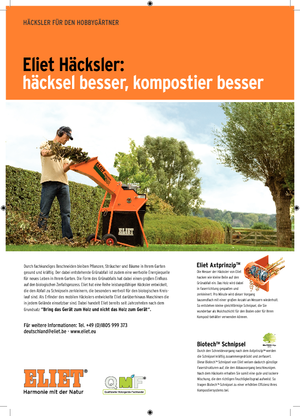 Houtversnipperaars Eliet Maestro