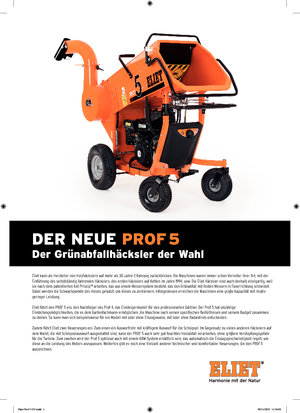 Houtversnipperaars Eliet Prof 5 B