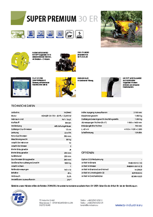 Houtversnipperaars TS-Industrie Super Premium 30 ER