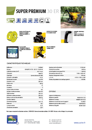 Houtversnipperaars TS-Industrie Super Premium 30 ER