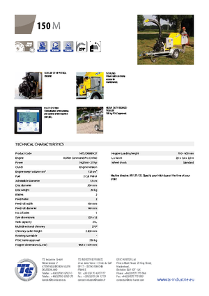 Houtversnipperaars TS-Industrie TS 150 M