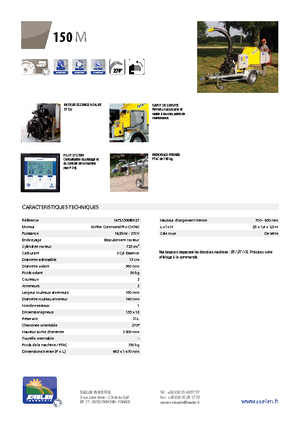 Houtversnipperaars TS-Industrie TS 150 M