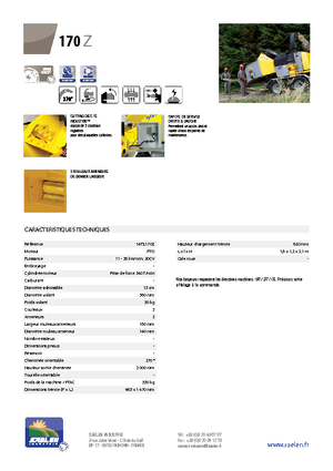 Houtversnipperaars TS-Industrie TS 170 Z
