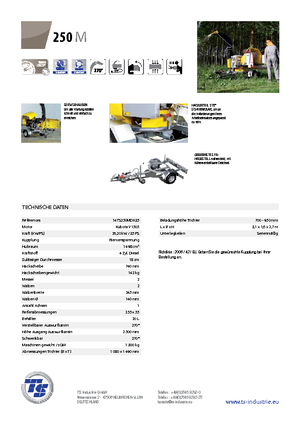 Houtversnipperaars TS-Industrie TS 250 M