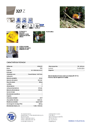 Houtversnipperaars TS-Industrie TS 327 Z