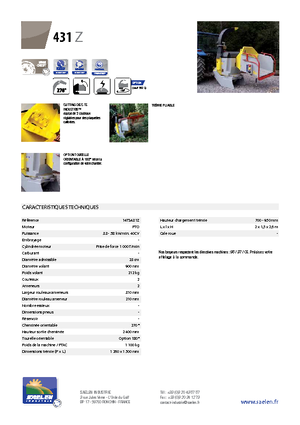 Houtversnipperaars TS-Industrie TS 431 Z
