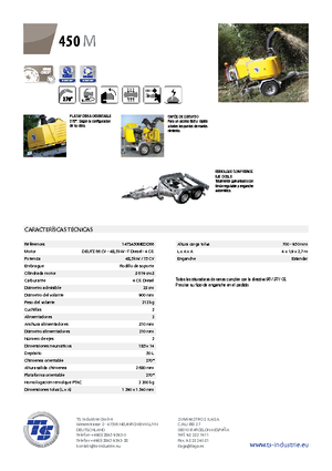 Houtversnipperaars TS-Industrie TS 450 M
