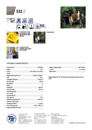Houtversnipperaars TS-Industrie TS 532 Z
