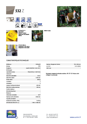 Houtversnipperaars TS-Industrie TS 532 Z