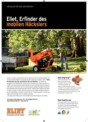 Houtversnipperaars Eliet Ultra Prof