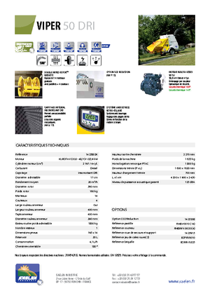 Houtversnipperaars TS-Industrie Viper 50 DRI