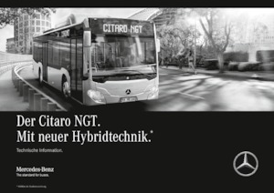 Stadsbussen Mercedes-Benz Citaro NGT