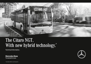 Stadsbussen Mercedes-Benz Citaro NGT