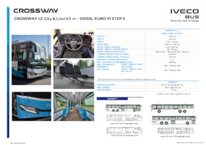 Stadsbussen Iveco Crossway LE City 14,5m