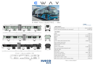 Stadsbussen Iveco E-way 18 m