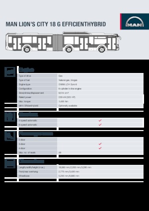 Stadsbussen MAN Lion’s City 18 G