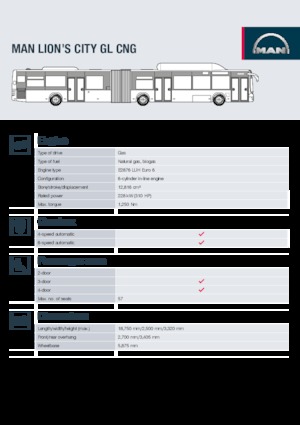 Stadsbussen MAN Lion’s City GL