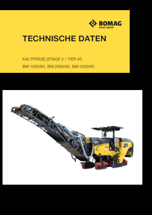 Koudfreesmachines Bomag BM 2000/65