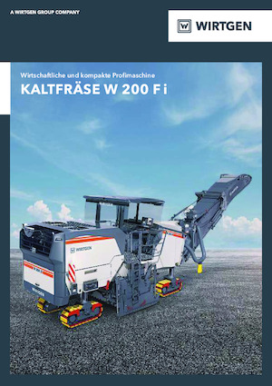 Koudfreesmachines Wirtgen W 200 Fi