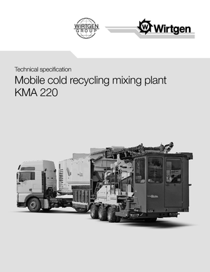 Asfaltrecyclingmachines/-Kouderecycling Wirtgen KMA 220