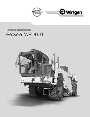 Asfaltrecyclingmachines/-Kouderecycling Wirtgen WR 2000