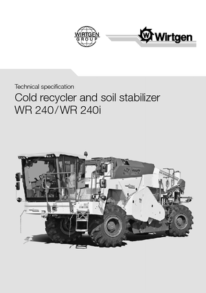 Asfaltrecyclingmachines/-Kouderecycling Wirtgen WR 240