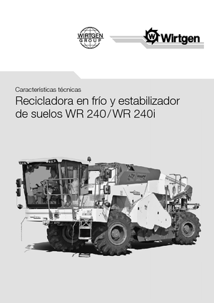 Asfaltrecyclingmachines/-Kouderecycling Wirtgen WR 240