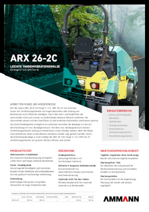 Combinatiewalsen Ammann ARX 26-2C
