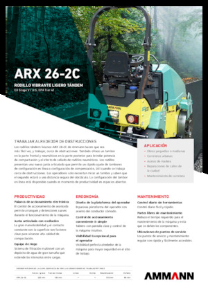 Combinatiewalsen Ammann ARX 26-2C