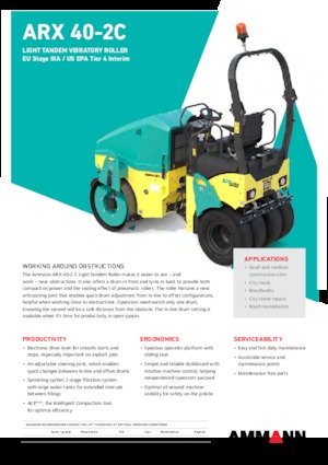 Combinatiewalsen Ammann ARX 40-2 C T4f