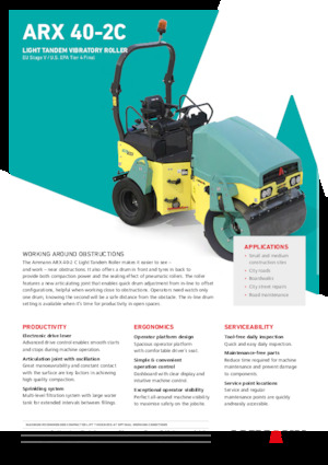 Combinatiewalsen Ammann ARX 40-2C