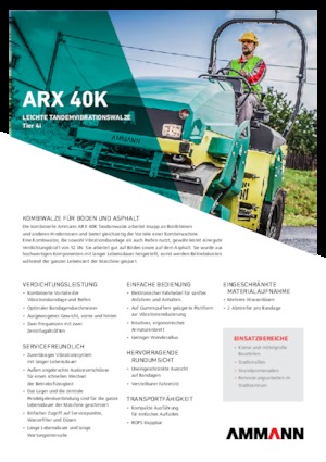 Combinatiewalsen Ammann ARX 40 K